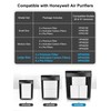 Ecofort HPA5300B Replacement Filter for Honeywell Air Purifiers, 13-Pack
