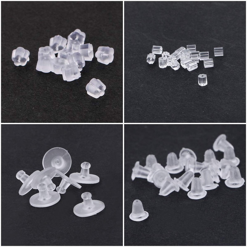 Earring Backs 10 Styles Earring Accessories Safety Bullet Earring Clutch