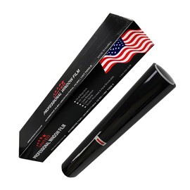 United Professional Window Tint 42% VLT 20" in x 100'Ft 1Ply Dyed Upgraded Film - Privacy Window Tint for Car, Home, Blocks UV/IR Rays, Reduce Heat & Glare - Adhesive Window Film Standard Black Color