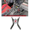 BaysonR Fits 16-21 Honda Civic 2/4/5dr Center Console Side Trims Overlay (Dry Carbon)