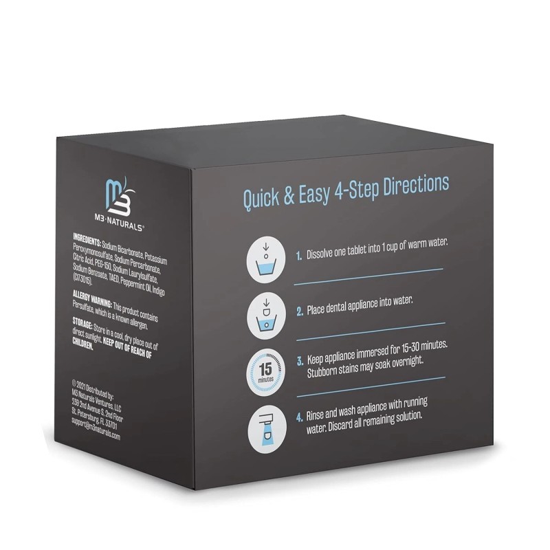 does not apply Retainer and Denture Cleansers 240 Tablets Removes