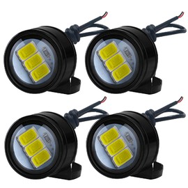 MONOSTORE Strobe Light Bicycle Bike Flashing Lamp Daylight Scooter Motorcycle Auto Parts Flashing Universal White