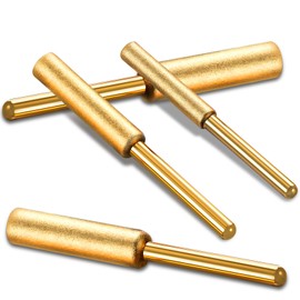 Jiozermi 30 Pcs 1/8" Chainsaw Sharpening Stones Diamond Chainsaw Sharpener Chainsaw Grinding Stone File Golden Chainsaw Accessories for Electric Diamond Sharpening Wheel(5/32'', 3/16'', 7/32'')