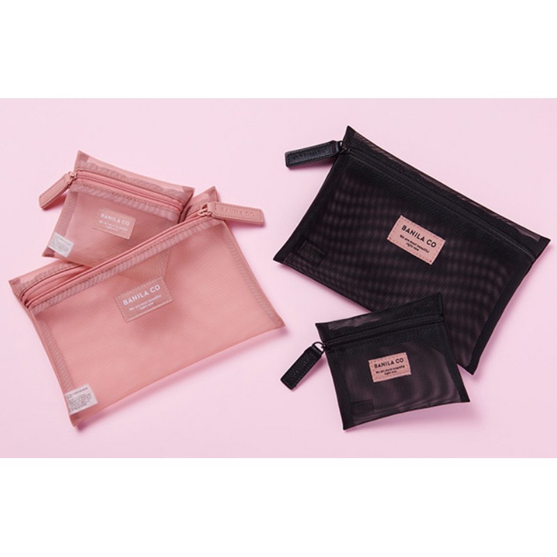 바닐라코 메쉬 파우치 2종 세트 Banila Co. Mesh Pouch 2-Piece