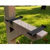 yskjyxgs Mailbox Mounting Bracket,Carbon Steel,(fits mailboxes with a 11”Wide Floor)