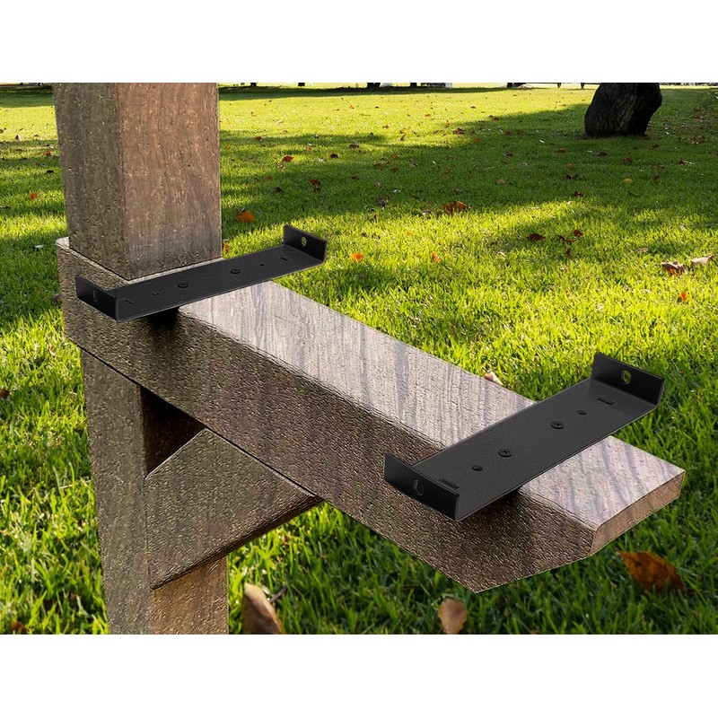 yskjyxgs Mailbox Mounting Bracket,Carbon Steel,(fits mailboxes with a 11”Wide Floor)