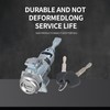 Left Driver Door Lock Cylinder 2 Keys, Compatible with 2014-2018