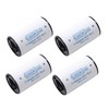LAMPVPATH (Pack of 4) C Size Battery Adapter, AA to