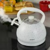 Klausberg KB-7319 Marble Stainless Steel Whistling Kettle 2 Litres