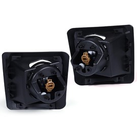 ALLGOOD Fog Lights w/Bulbs, Compatible with GMC Sierra 1500 2014-2015, Yellow Lens Front Bumper Driving Fog Lights Lamps 1Pair