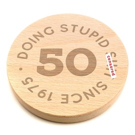 Doing Stupid .... Since Funny 50th Birthday Gift for Men Women