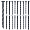 Aoipend 50 Pack Plastic Edging Nail, Spiral Nylon Landscape Anchoring