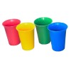 Tupperware Bell Tumbler Sippy Cups 6 oz Red Yellow Blue