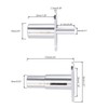 sourcing map Piston Lock 3/4 Inch Cylinder Diameter 1-1/4 Inch