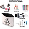 PYOUL Boston Terrier Lover Gift Bostie Mama Makeup Bag Boston