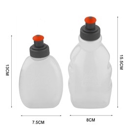 ウォーターボトル スポーツボトル170/250ml ソフト 水筒 BPAフリー 超 軽量 携帯性 ランニング/ハイキング/キャンプ/ジム/自転車 用 170ml