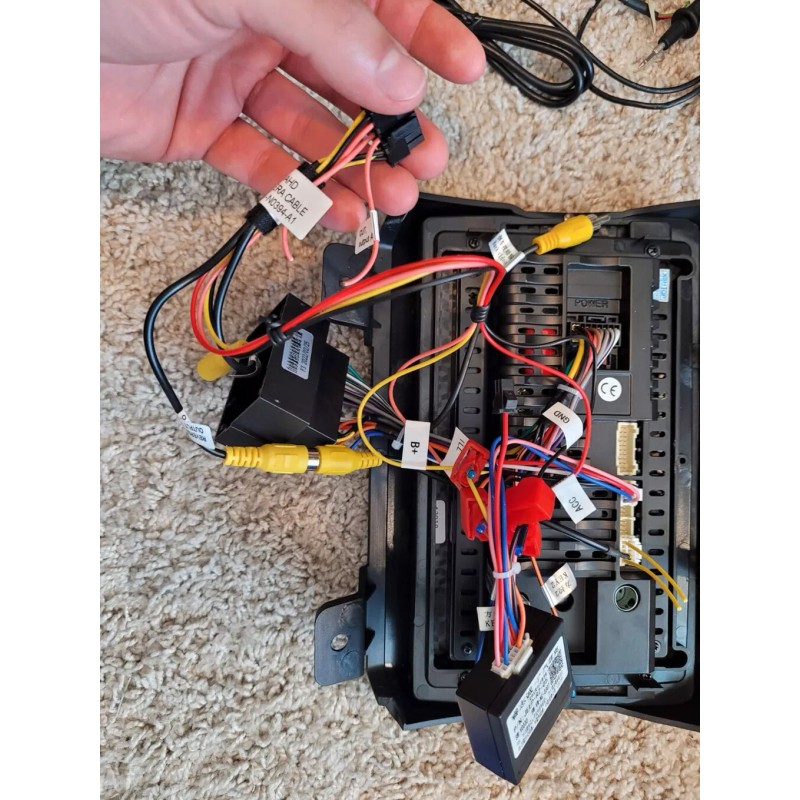 Vorally Android Car Stereo Radio for 2018-2021 Jeep Wrangler JL