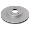 TRQ Front and Rear Brake Rotors Set Premium G-Coated Compatible