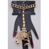 Unbranded Hot Women Amazing Gold Scorpion Hand Chain Slave Western