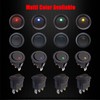 Ampper DC 12V 20A Illuminated Round Rocker Switches, 3 Pin