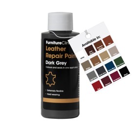 Furniture Clinic - Pintura y tinte de reparación de cuero | Colorante autosellante para una reparación rápida y fácil del cuero | Adecuado para sofás 