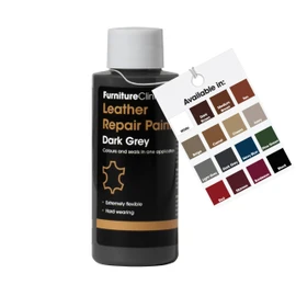 Furniture Clinic - Pintura y tinte de reparación de cuero | Colorante autosellante para una reparación rápida y fácil del cuero | Adecuado para sofás 