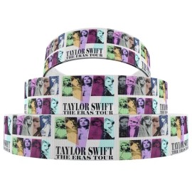 Unbranded 5 yards Taylor Swift ribbon 1" Craft supplies Grosgrain Eras Tour