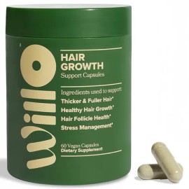 Willo Apoyo Al Crecimiento Del Cabello Para Mujeres 60 Cáps