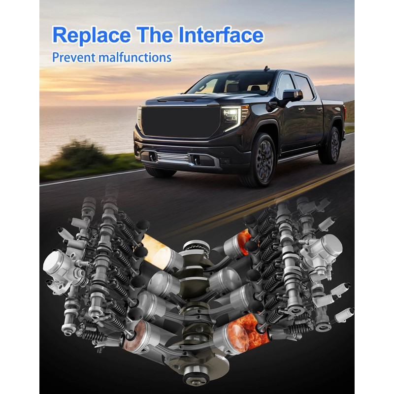 8PCS Injector Pigtail Connector PT3739 Fit for Chevy GM Vehicles