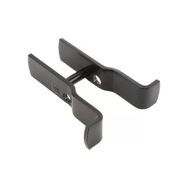 Industrial Square 2" x 3" Frame Fulcrum Strong Arm Gate Latch - Black