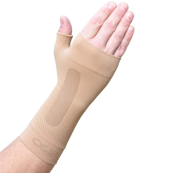 OrthoSleeve Newly Redesigned Patented WS6 Compression Orthopedic Brace - Compression Wrist Sleeve for Arthritis, Boosting, Pain Relief, Carpal Tunnel