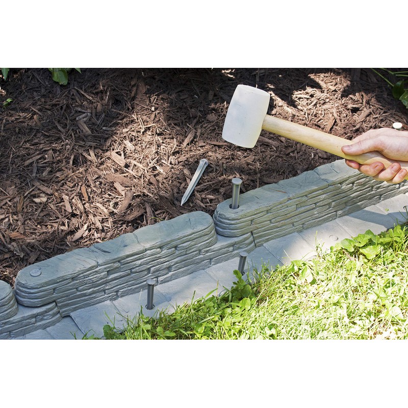 Emsco Group 2032HD Bedrocks Trim-Free Gray, 20 Feet – Natural