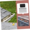 KONTONTY 1set Plastic Gutter Mesh Guard for Garden Protection Multi-Functional