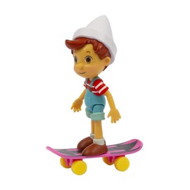 Pinocchio and Friends Giochi Preziosi Pinocchio Action Figure and Skateboard Accessory, Great Gift For Kids 3+