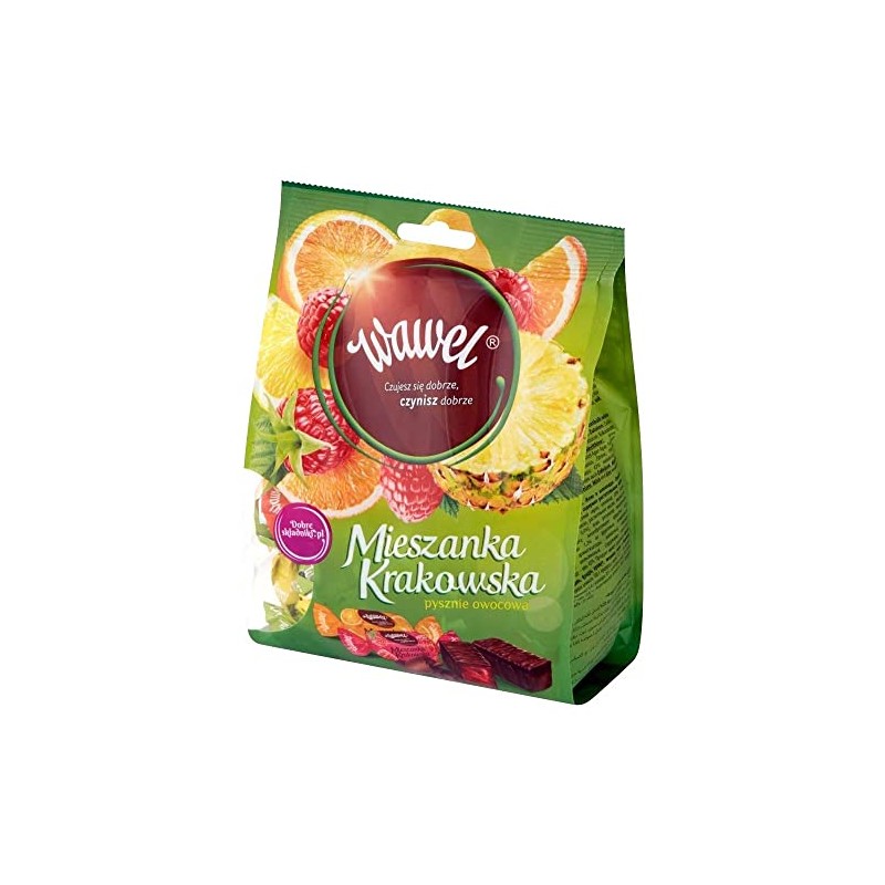 Wawel Mieszanka Krakowska Chocolate Covered Jelly Candy - Lemon Orange