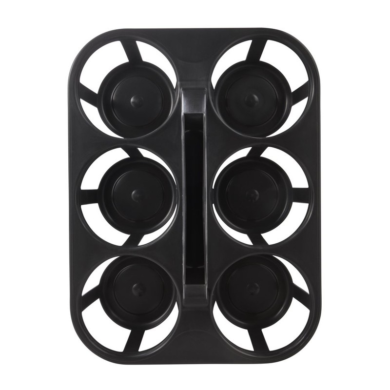 Bottle Carrier for up to 6 bottles, Sturdy Plastic (PP),