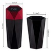 JUSTTOP Car Trash Can with Lid, Mini Diamond Design Portable