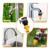 Adjustable Hose Tap Connector,14-17mm Universal Fit for Garden, Kitchen &
