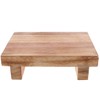 MAGICLULU Elderly Footstool Wood Step Stool Stepping Stool for Adults