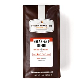 Fresh Roasted Coffee, Breakfast Blend, 2 lb (32 oz), Light Roast, Kosher, Whole Bean