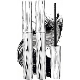 2Kit de Máscara de Pestañas Ultimate Length & Curl, Máscara Pestañas de Metal Resistente Al Agua y A Las Manchas, Rizado Duradero Steel P-ipe Eyelash Primer, M-áscara de Tubo para Más Largas y Gruesas
