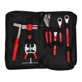 Battery Service Tool Kit, 7pcs Battery Terminal Puller Steel Battery Plier High Strength Battery Terminal Spreader Auto Repair Tool With 5/16in Wrench 10mm Wrench for Battery Maintenance