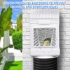 (2 Packs) Downspout Leaf Filter Downspout Cleanout,Leaf Removers, Gutter Downspout