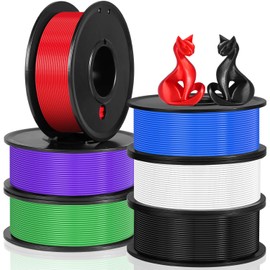 Dynta PLA 3D Printer Filament 1.75mm – 6 Color Pack (250g x 6), Tangle-Free & Consistent Printing, Mini Spools for FDM Printers – Compatible with Ender 3, CR-10, Anycubic, FlashForge, and More