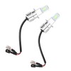 2Pcs H3 80W 8000K LED Fog Light Bulb Lamp Ice