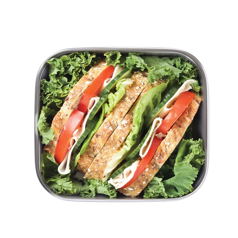 Smash Microwave Safe Stainless Steel Lunch/Sandwich/Meal Box, Pink