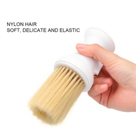 Hairdresser Neck Brush, Hairdressing Brush, Neck Brush, Salon Hair Cutting Hairdresser Accessories Barber Hair Brush, Hairdresser Neck Brush (White)