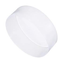 sourcing map 150mm(5 15/16") Rubber End Caps, Round Vinyl Plug Insert Plastic End Caps for Tubing, Fence, Pipe Post, Furniture, Railing, Clear