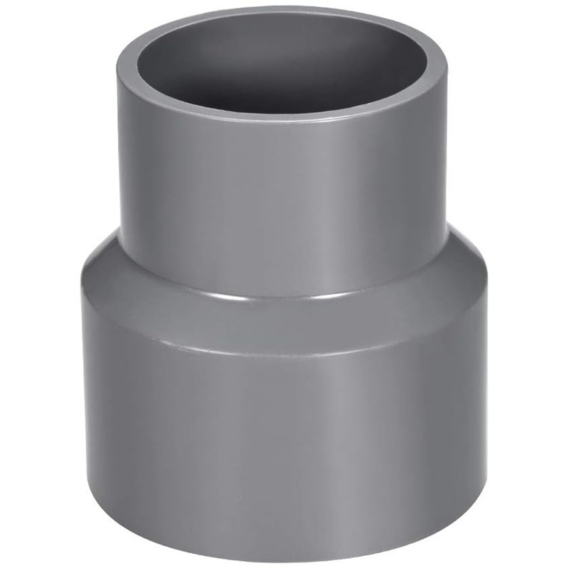 TOP-VIGOR 1Pcs PVC DWV Reducing Coupling, 50mm x 63mm Socket