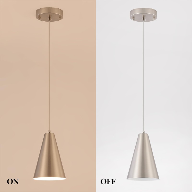 Brushed Nickel Pendant Lights Kitchen Island,Dining Room Light Fixtures Over